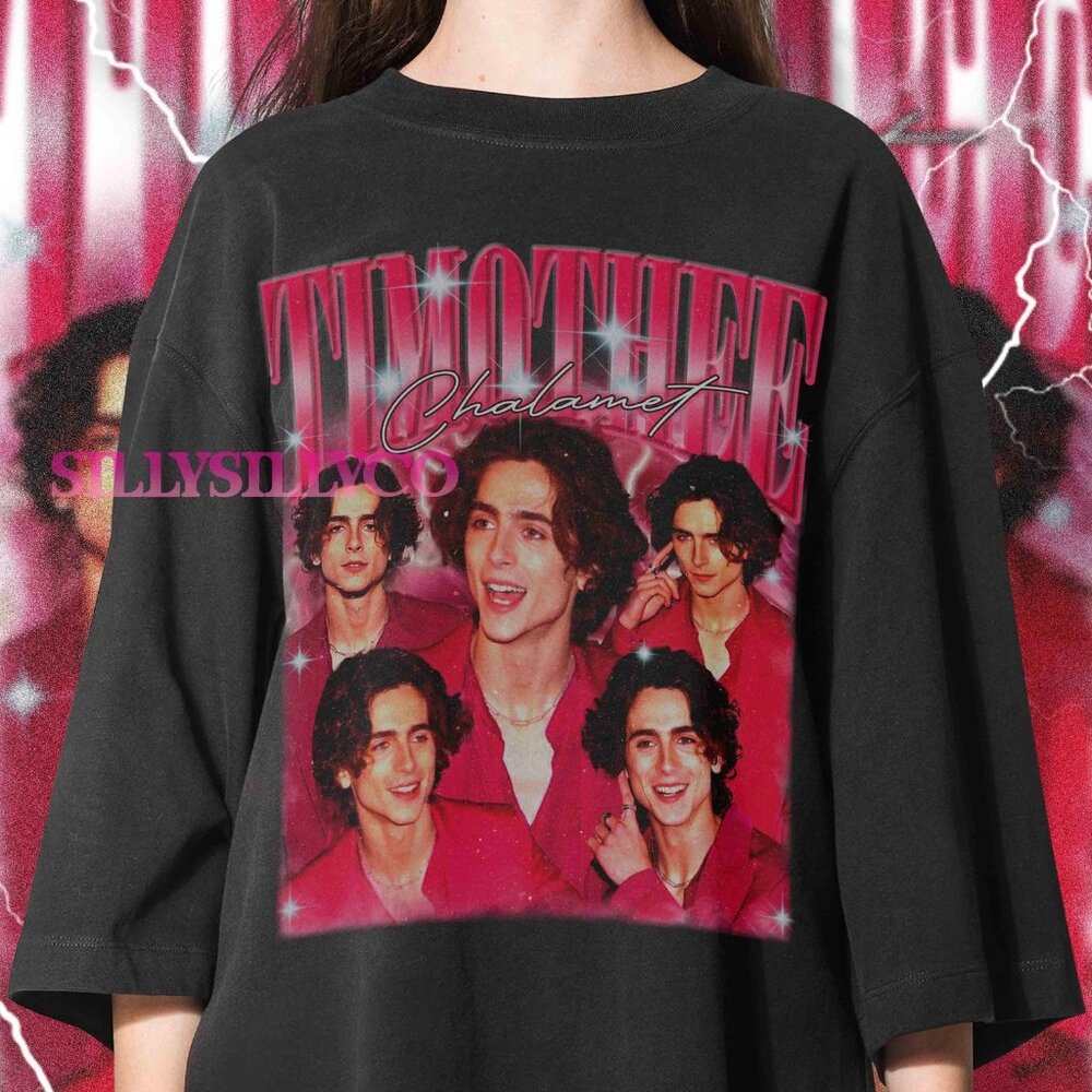 Retro Timothee Chalamet Graphic Tee - Trendy Fan Merch